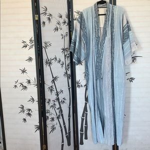 Vintage Cotton Blue Kimono